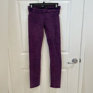 Urban Outfitters BDG Purple Acid Wash Denim Legging SIZE 27